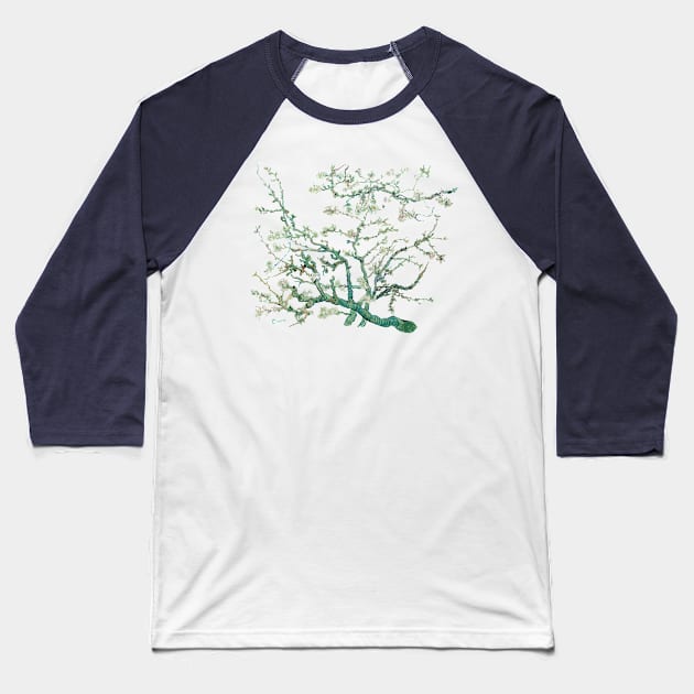 Almond Blossom by Vincent Van Gogh Baseball T-Shirt by ArtOfSilentium